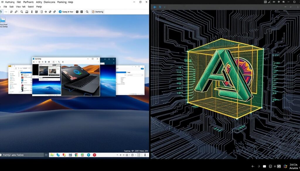 HarmonyOS Ark graphics engine performance visualization on a laptop HarmonyOS Ark graphics engine performance visualization on a laptop