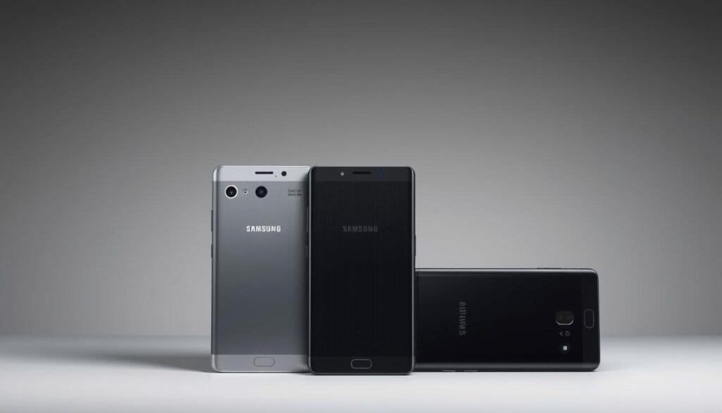 Samsung S25 Edge in all three color options: Titanium Icy Blue, Titanium Silver, and Titanium Jet Black Samsung S25 Edge in all three color options: Titanium Icy Blue, Titanium Silver, and Titanium Jet Black