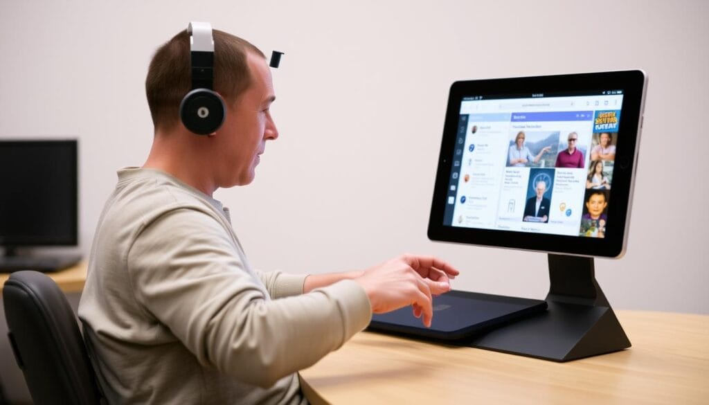 Apple's brain-to-computer interface demonstration with accessibility features Apple's brain-to-computer interface demonstration with accessibility features