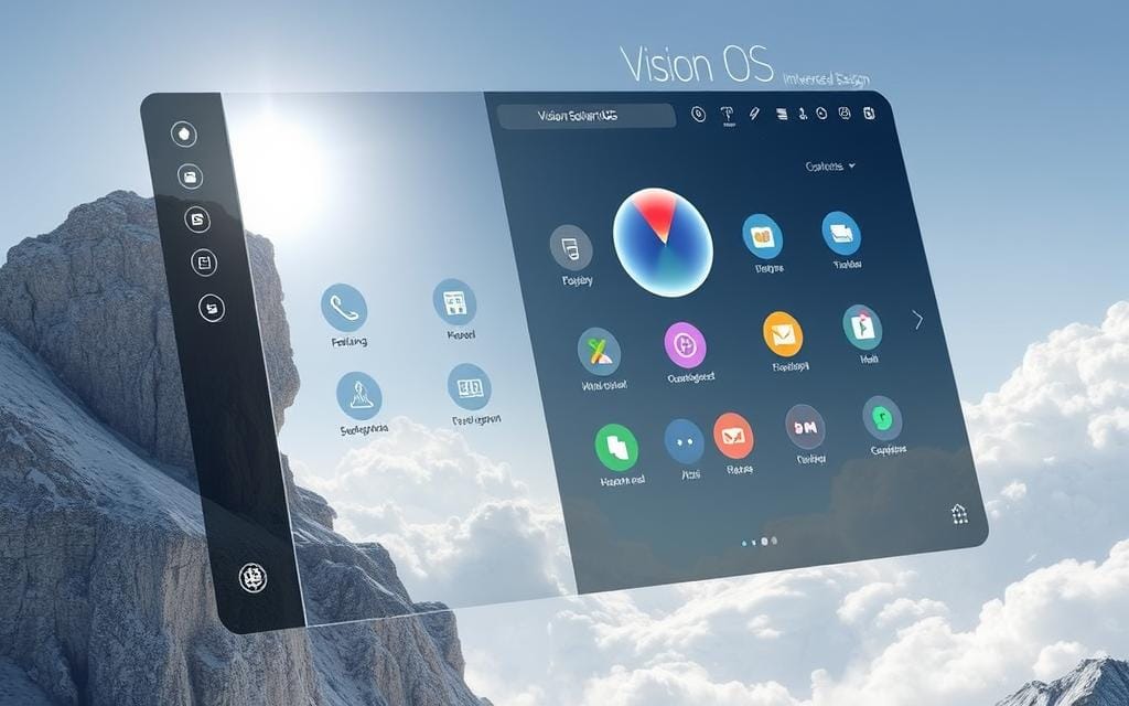 Generate an image representing the new "Solarium" interface design inspired by visionOS. Generate an image representing the new "Solarium" interface design inspired by visionOS.
