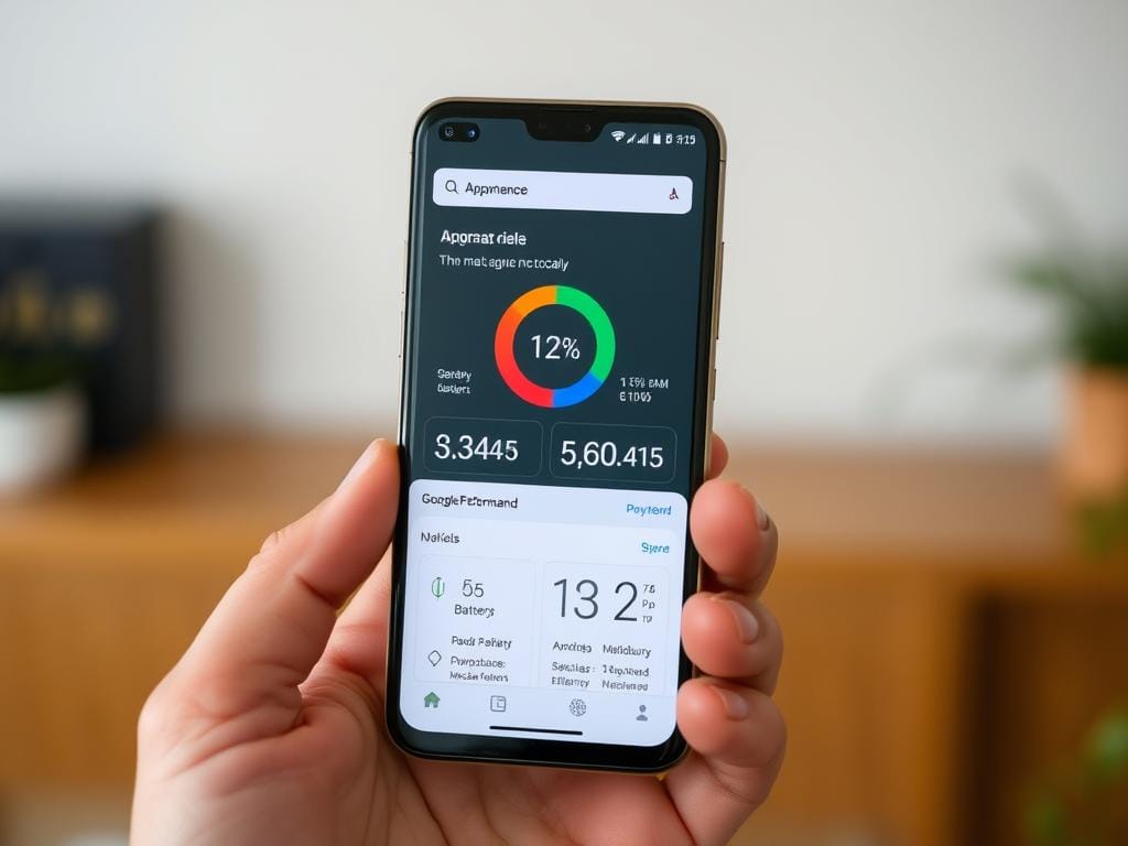 Google's AI model running locally on a smartphone showing minimal resource usage Google's AI model running locally on a smartphone showing minimal resource usage
