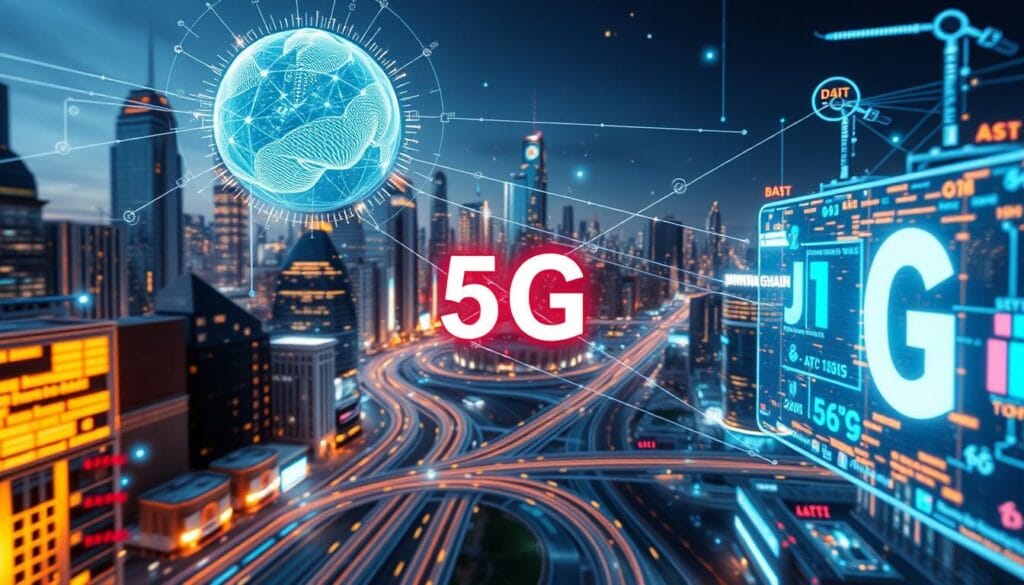 Visualization of the convergence between AI and 5G technologies Visualization of the convergence between AI and 5G technologies